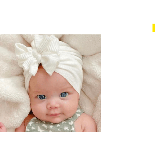 James | Cloud White | Brushed Rib Headwrap