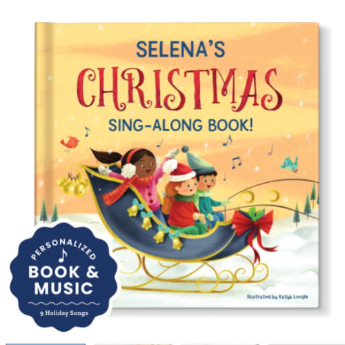 My Christmas Sing-Along Songs Book | I See Me!