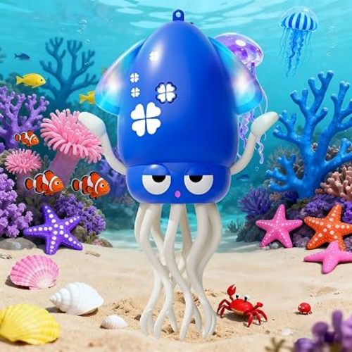 Crawling Dancing Octopus Toy Blue