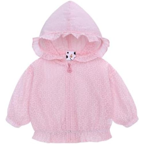 famuka Baby Girl Summer Sun Coat Toddler Lightweight Flower Jacket