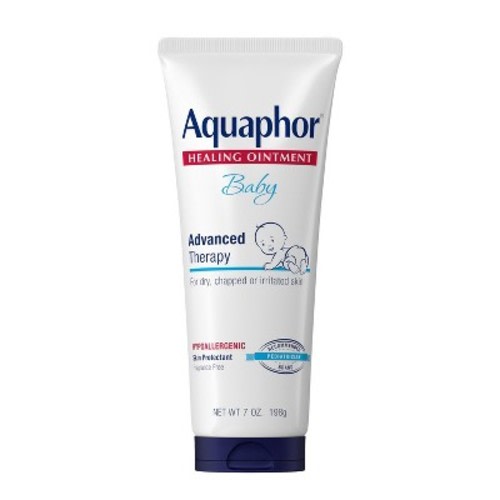 Aquaphor Baby Healing Ointment Advanced Therapy Skin Protectant - Dry Skin and Diaper Rash Ointment - 7oz