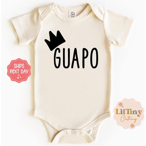 Spanish Guapo baby onesie® // cute latin baby onesie® // birthday gift onesie® // baby shower gift onesie® // baby boy onesie®