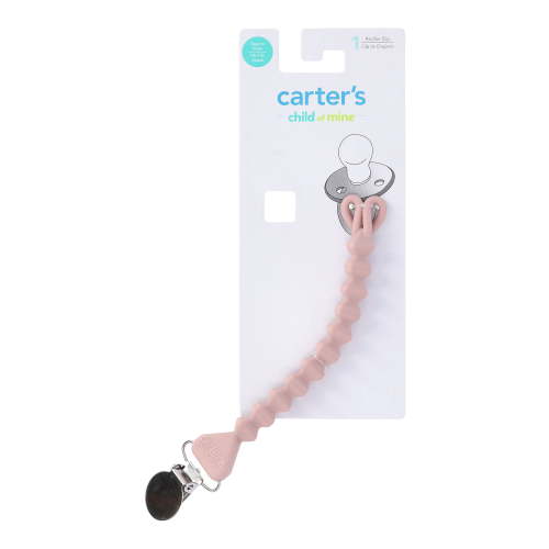 Carter's Child of Mine Baby Unisex Pacifier Clip, One Size