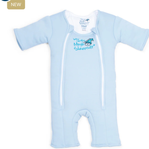 Blue Baby Merlin’s Magic Sleepsuit – 100% Cotton for Better Baby Sleep