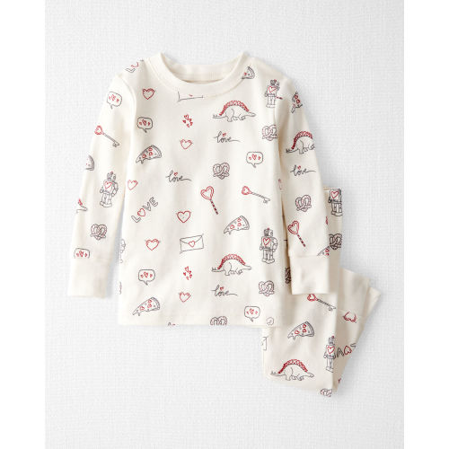 Baby Organic Cotton Pajamas in Little Loves Print - Little Planet | Carter's