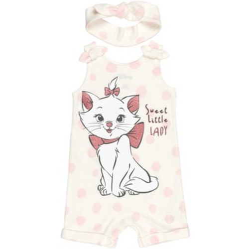 Disney Fairies Disney Classics Marie Newborn Baby Girls Romper and Headband Polka Dots Marie White 3-6 Months