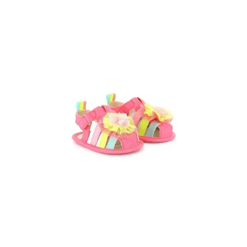 Billieblush floral-appliqué open-toe Sandals | Pink | FARFETCH