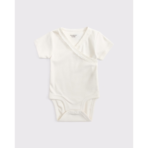 baby lace wrap bodysuit