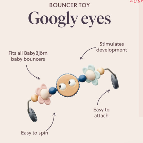BabyBjörn Toy for Bouncer – Googly eyes