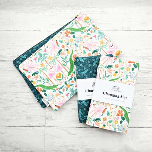 Animal Print Travel Changing Mat: Waterproof Diaper Pad