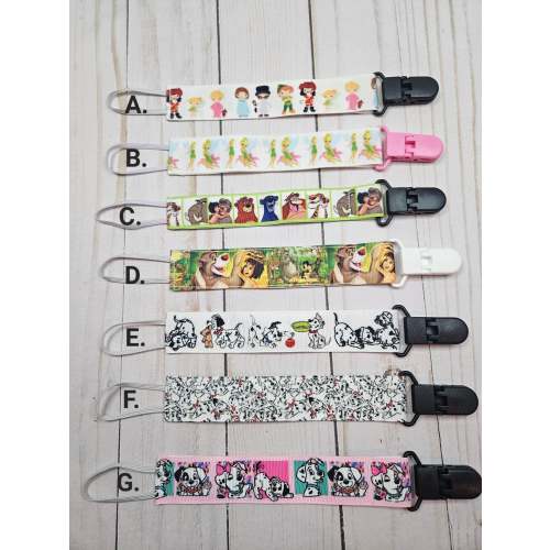 Dalmation Pacifier Clip / Jungle / Baby shower gift / handmade