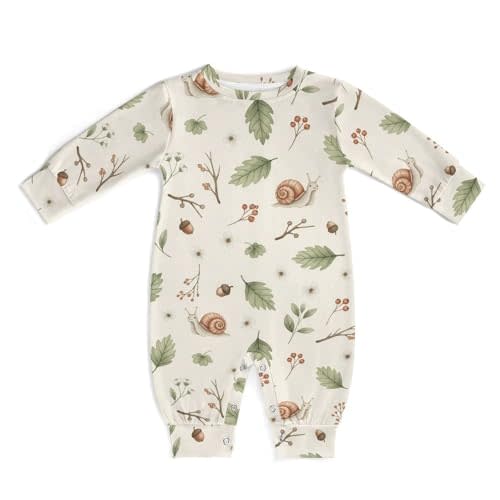 Baby Boy Girl Outfit Romper Nature Inspired Forest Long Sleeve Jumpsuit Newborn Clothes