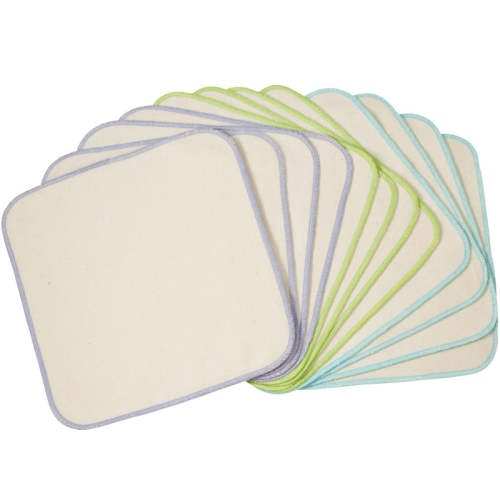 Organic Flannel Baby Wipes.