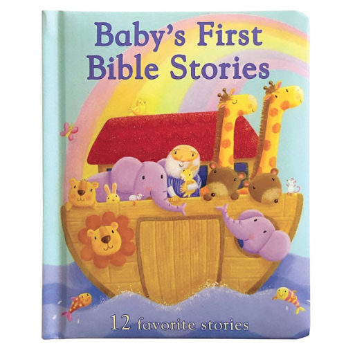 Baby's First Bible Stories Padded Board Book - Gift for Easter, Christmas, Communions, Newborns, Birthdays, Beginner Bible