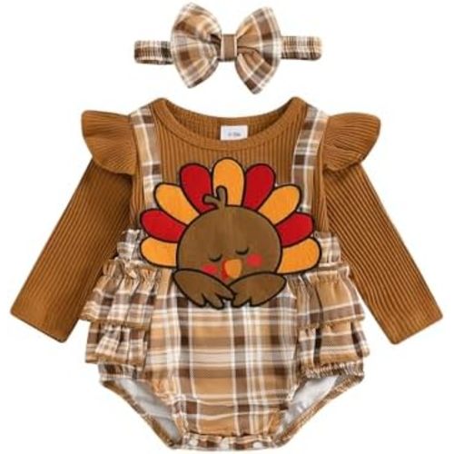 Conjunto de mameluco de San Valentín para niña con estampado de corazón, manga larga, acanalado, para recién nacido, para el día de San Valentín