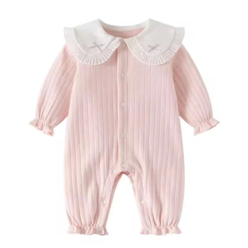 Heirloom Pleated Collar Romper