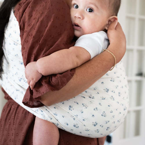Eloise Ring Sling | Floral Hemp Baby Carrier | Hope&Plum
