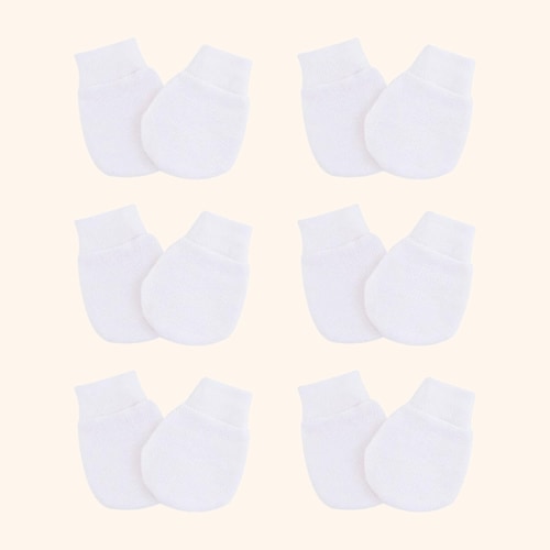Toddla™ No Scratch Baby Mittens (6-Pack)