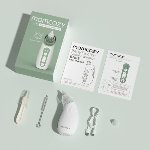 Momcozy Baby Nasal Aspirator- Long Battery Life - Green - No Size