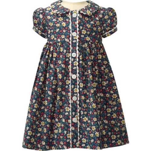 Poppy Button-Front Dress & Bloomers, 12M UK