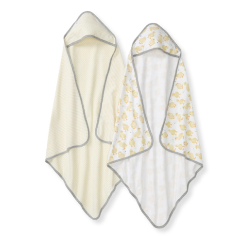 Little Ducks Organic Cotton Hooded Towels 2 Pack