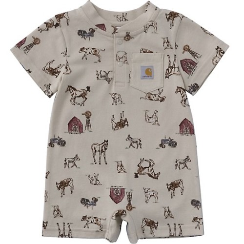 Carhartt Infant Boy Short Sleeve Outdoor Romper at Tractor Supply Co