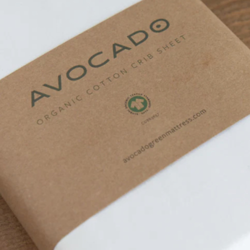 Organic Cotton Crib Sheets | Gentle & Safe | Avocado Green Mattress