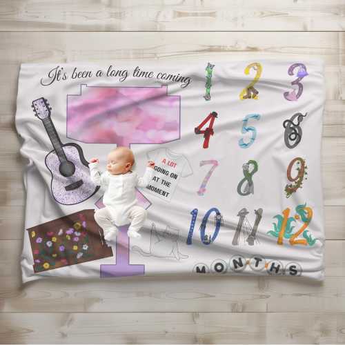 Little Eras Milestone Blanket