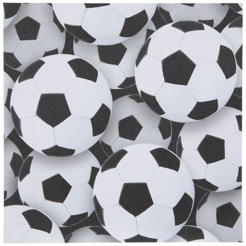 Soccer Balls Scrapbook Paper - 12" x 12"