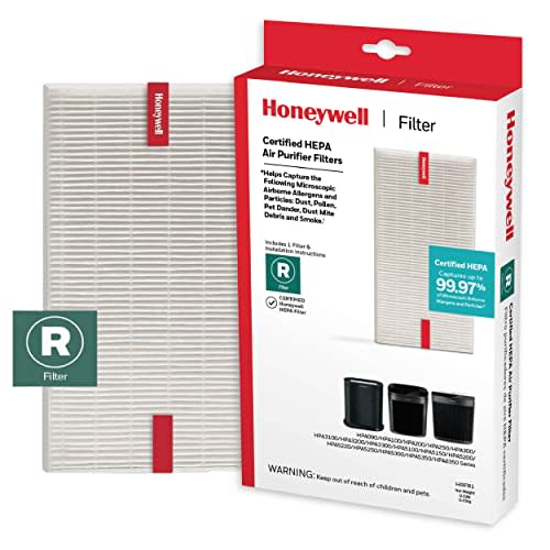 Honeywell HEPA Air Purifier Filter, R, 1-Pack – for HPA 100/200/300 and 5000 Series
