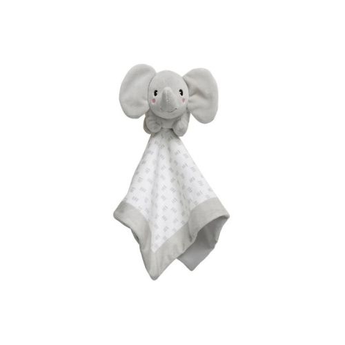 Pearhead Elephant Lovey Blanket - Gray/White