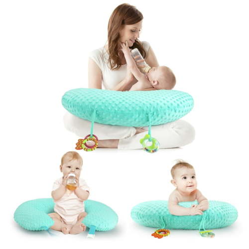 KAKIBLIN Breastfeeding Pillow, Multifunctional Baby Feeding Support Nursing Pillow for Tummy Time for 0-12M