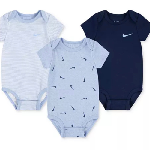 Baby Boys Nike Essentials Bodysuits, Pack of 3