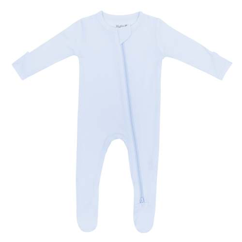 Zippered Footie in Mist