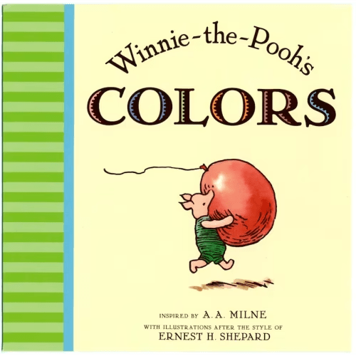 Winnie The Pooh's Colors Book By A A Milne, (Board Book) | Indigo