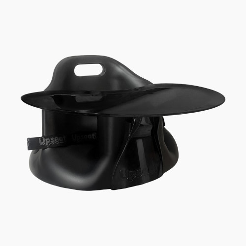 Upseat Baby Floor & Booster Seat with Tray - Midnight Black