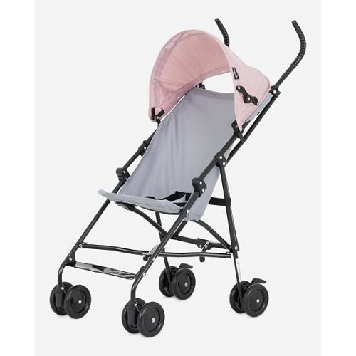 Dream On Me Aero Travel Umbrella Stroller, 1-Hand Fold, Lightweight, Pink