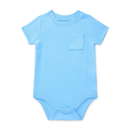 Wonder Nation Baby Boys Pocket Bodysuit with Short Sleeves, Sizes 0M-24M