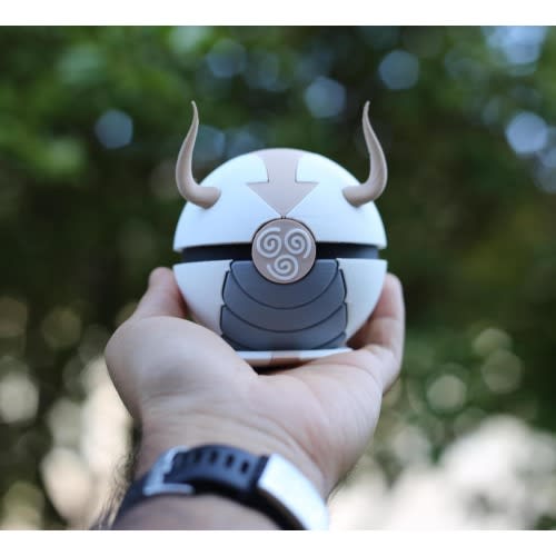 Appa Themed Pokeball (ATLA x Pokemon) Handmade Fanart