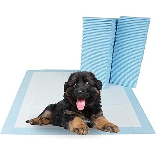 BV Puppy Pads Leak-Proof 50 Count 22"x 22" - Absorbent Pee Pads for Dogs with 6-Layer Design, Rapid Dry Sheet & Built-in Attractant - Dog Pad with Odor Control, Perfect for Puppies & Senior Dogs