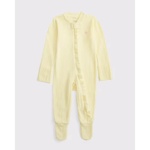 baby essential icon footed one-piece