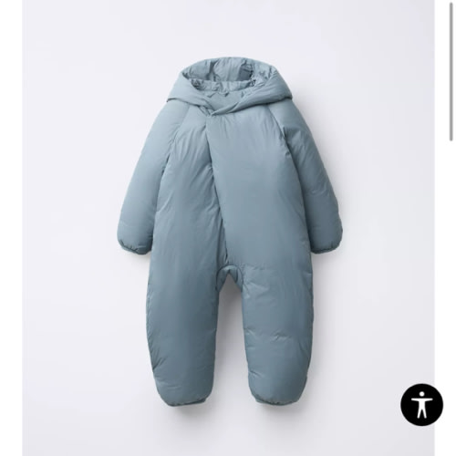 CONVERTIBLE NYLON FOOTIE ROMPER - Blue | ZARA United States