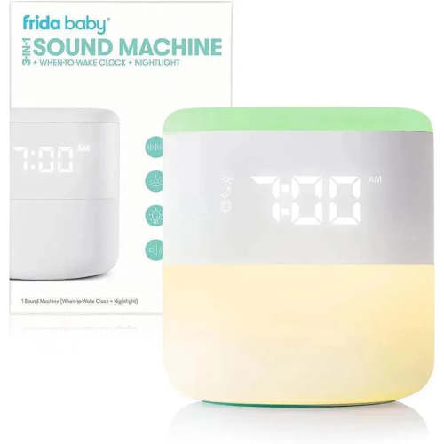 Fridababy - 3-in-1 Sound Machine + When-to-Wake Clock + Nightlight