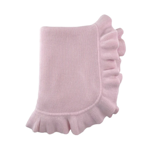 Jersey Knit Ruffle Blanket | Over The Moon