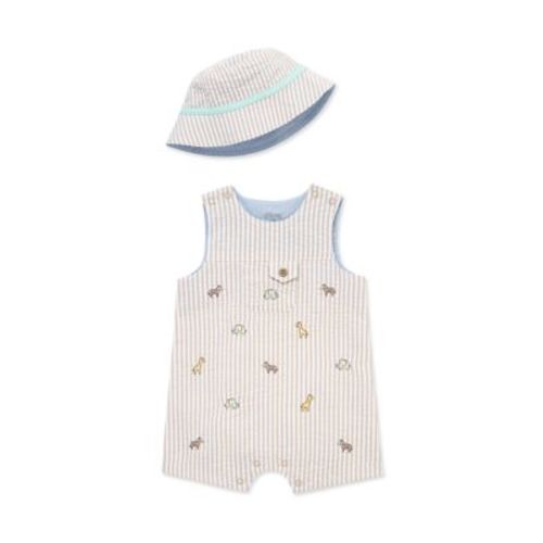 Little Me Baby Boys Safari Sunsuit and Hat | Belk