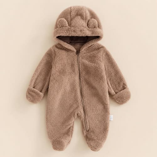 Plush Baby Bear Romper