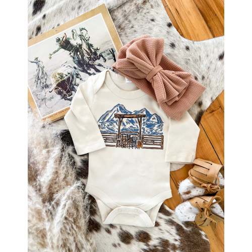 Ranch Dogs Longsleeve Onesie/Short Tee(little kid) – theFRINGEDpineapple