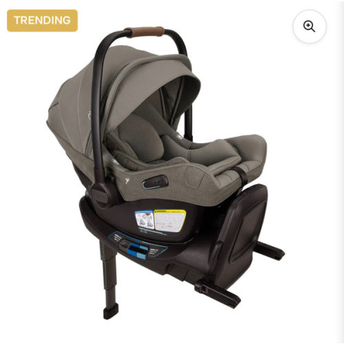 Nuna PIPA Aire RX Infant Car Seat with RELX base  - Cedar