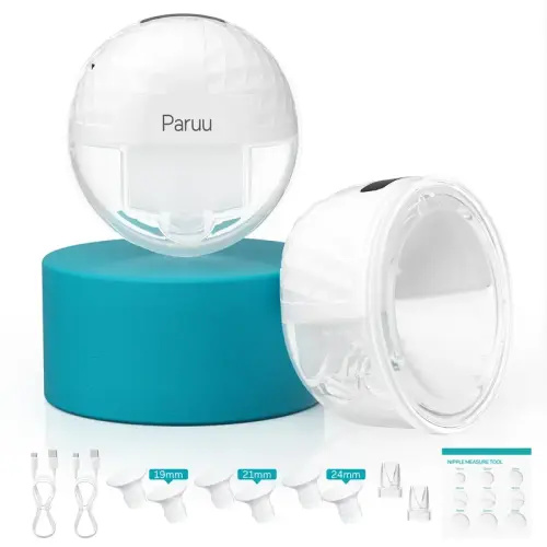 Paruu P10 Hands Free Breast Pump Wearable, 338mmHg Strong Suction, - TikTok Shop
