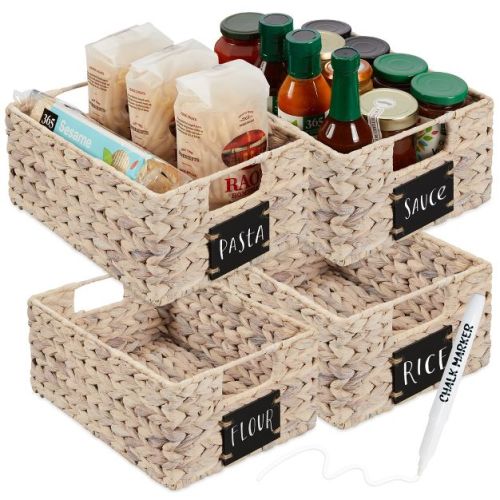 Best Choice Products Set of Woven Water Hyacinth Baskets